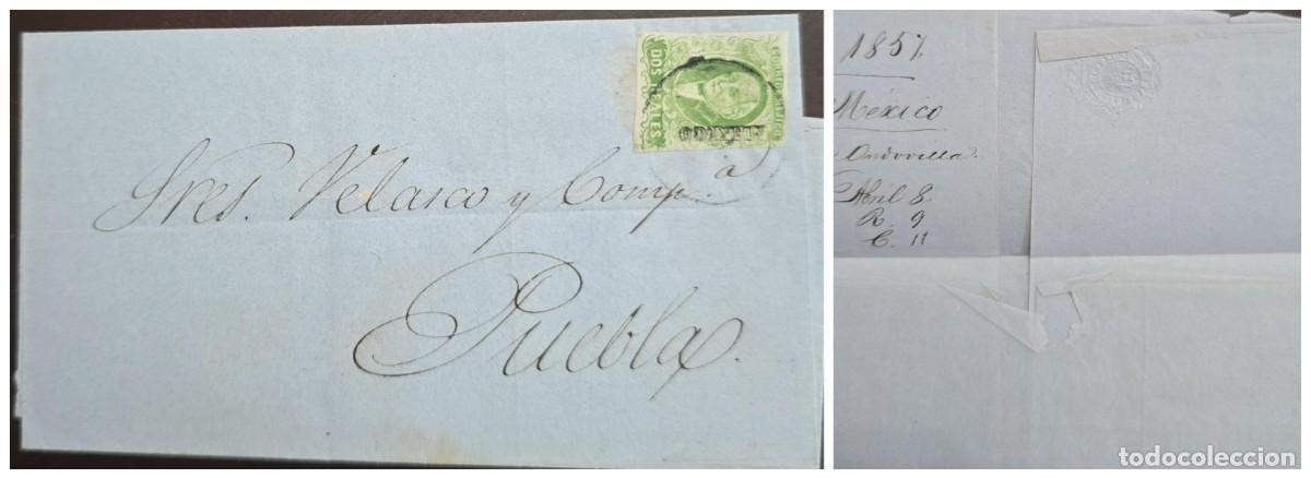Sellos: O) CHILE, CONCEPCION, STEAMSHIP, MARK IN BLACK, PREPHILATELIC -PRESTAMP, 19 reales HADSTRUCK, CIRC