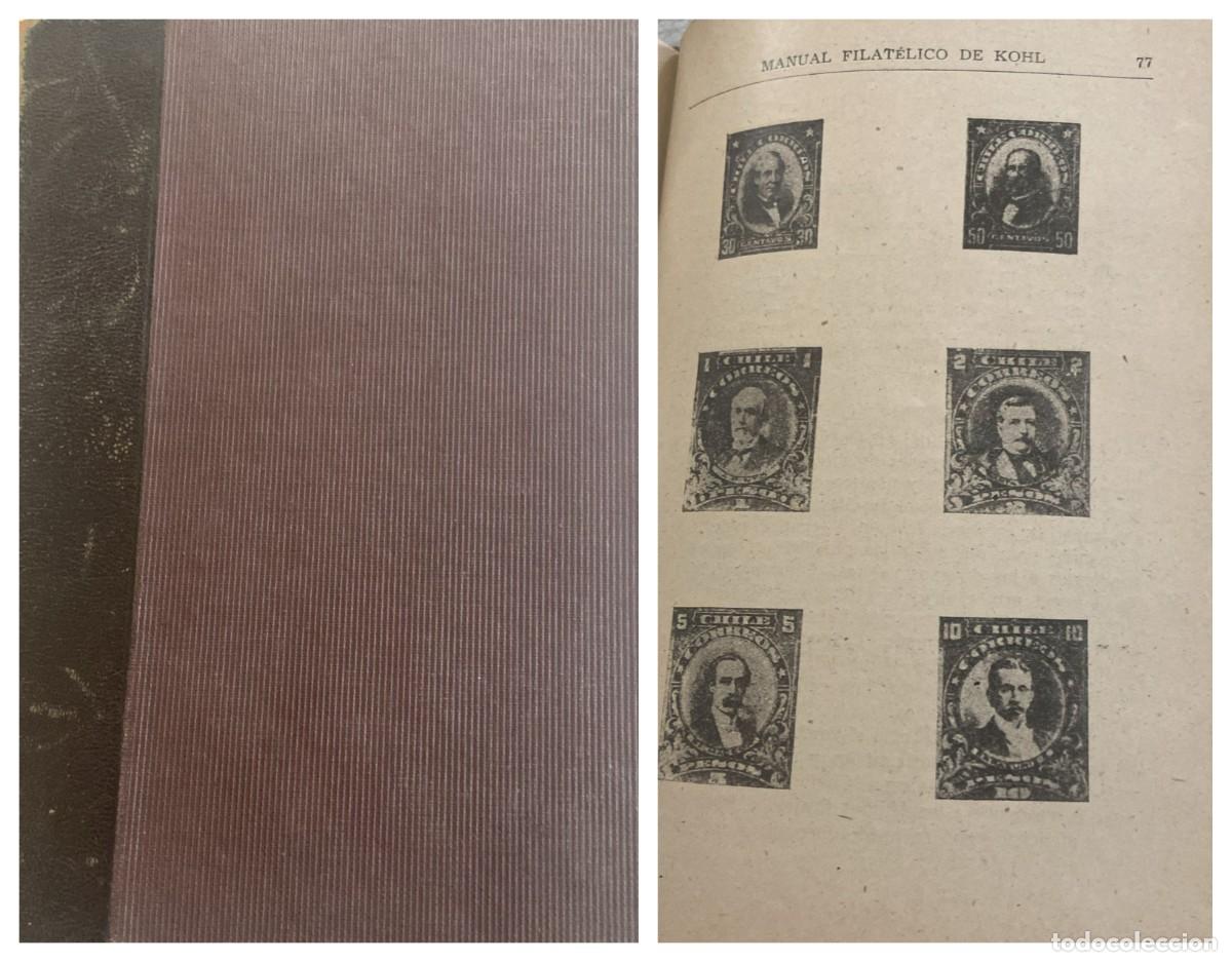 Sellos: O) CHILE, KOHL PHILATELIC MANUAL, MANUAL FILATELICO DE KOHL, WHITE AND BLACK, XF