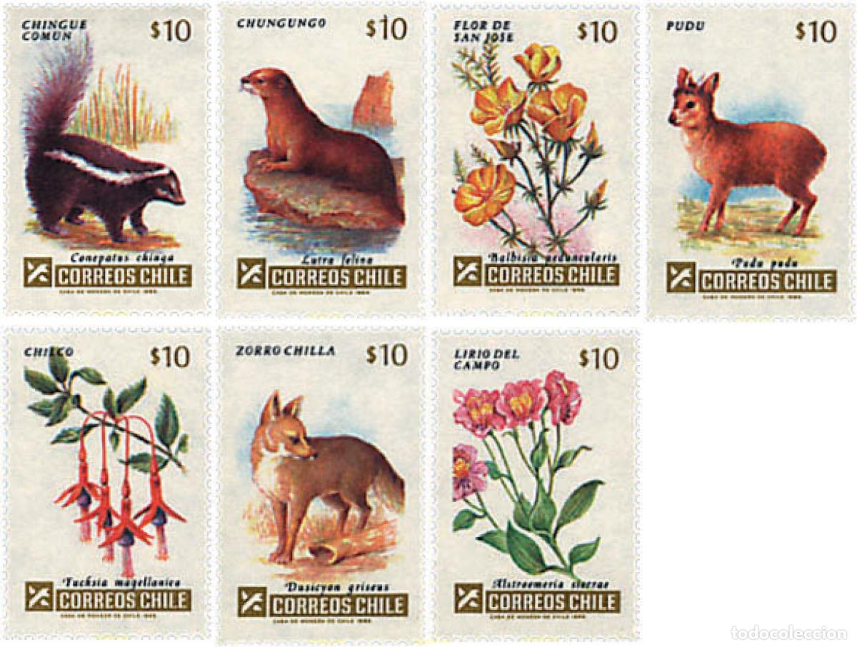 Sellos: 647364 MNH CHILE 1985 VIDA SALVAJE