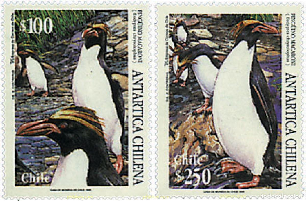 Sellos: 32875 MNH CHILE 1995 FAUNA DE LA ANTARTIDA CHILENA
