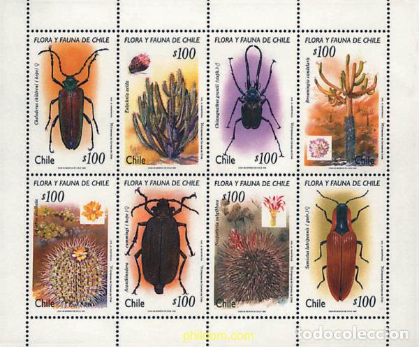 Sellos: 273131 MNH CHILE 1995 FAUNA Y FLORA DE CHILE