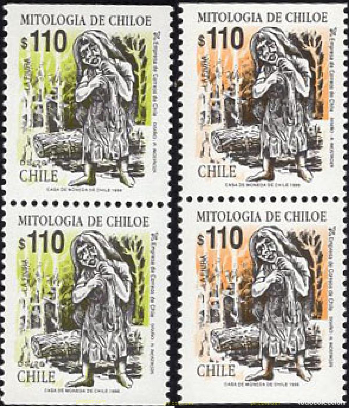 Sellos: 671503 MNH CHILE 1997 MITOLOGIA
