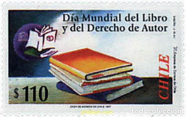 Sellos: 204771 MNH CHILE 1997 DIA MUNDIAL DEL LIBRO Y DEL DERECHO DE AUTOR