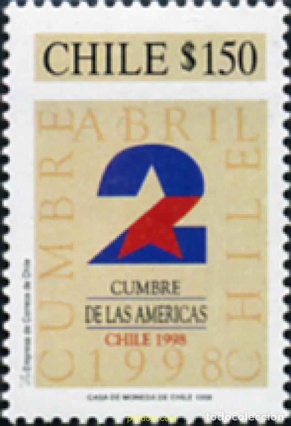 Sellos: 204781 MNH CHILE 1998 CUMBRE DE LAS AMERICAS