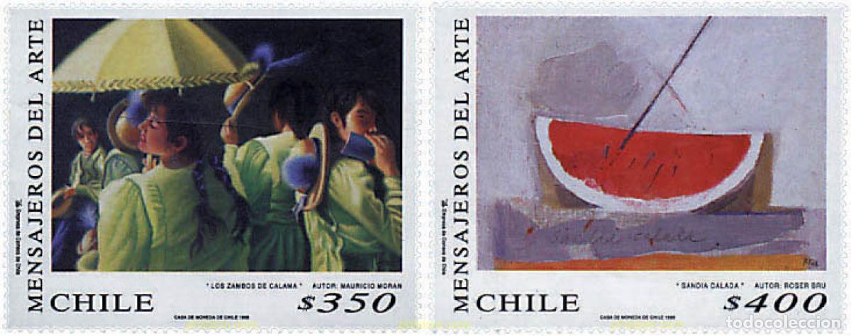 Sellos: 204782 MNH CHILE 1998 MENSAJEROS DEL ARTE