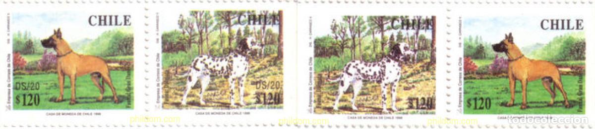 Sellos: 590391 MNH CHILE 1998 PERROS