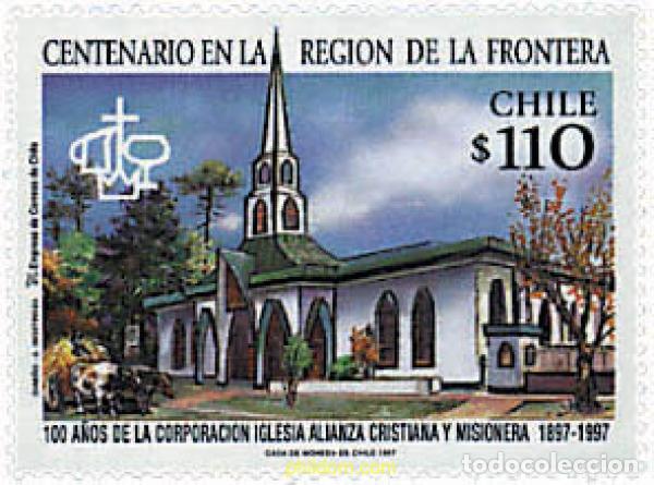 Sellos: 204765 MNH CHILE 1997 100 A&Ntilde;OS DE LA CORPORACION IGLESIA ALIANZA CRISTIANA Y MISIONERA 1897-1997