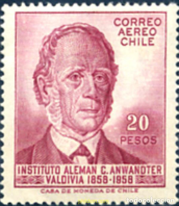Sellos: 636312 MNH CHILE 1959 MOTIVOS VARIOS