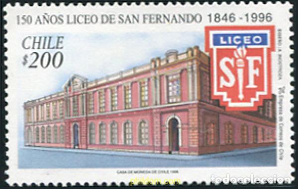 Sellos: 28214 MNH CHILE 1996 150 ANIVERSARIO DEL INSTITUTO DE SAN FERNANDO