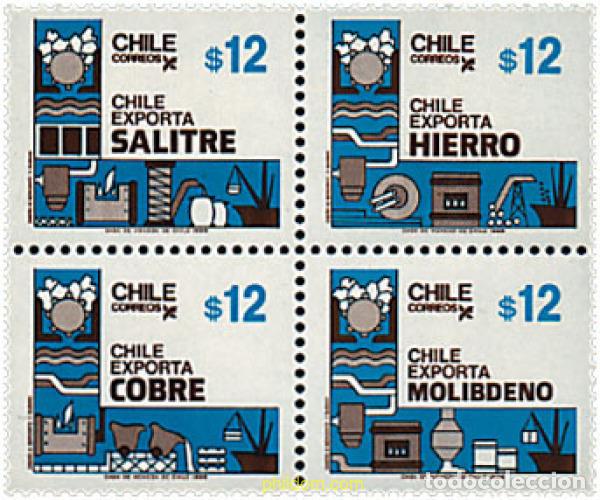 Sellos: 5942 MNH CHILE 1986 EXPORTACION