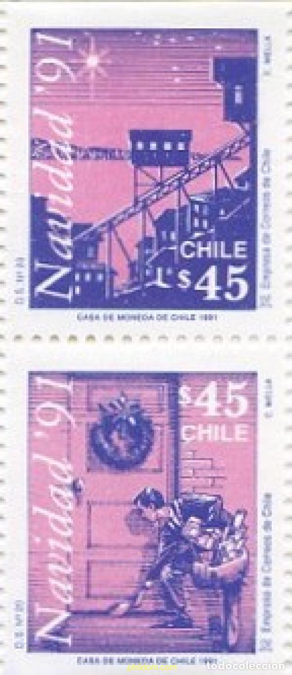 Sellos: 5946 MNH CHILE 1991 NAVIDAD