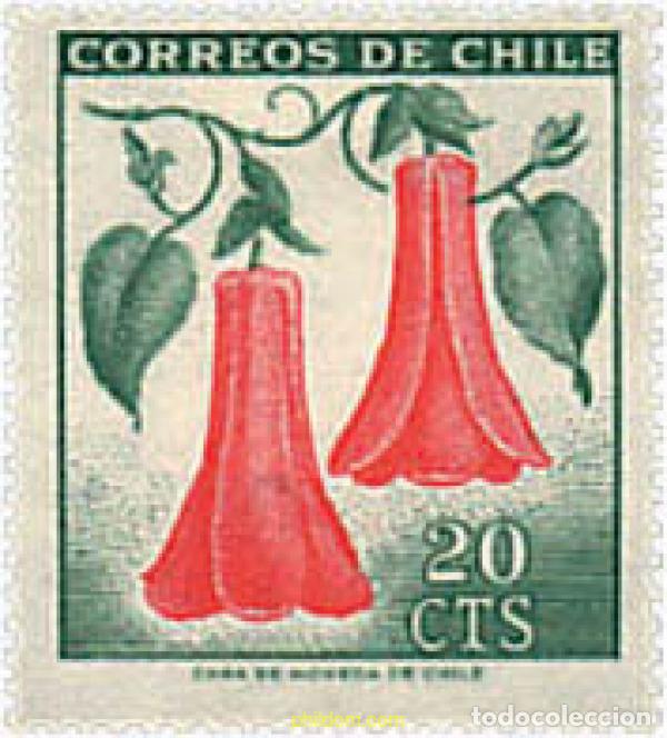 Stamps: 338545 HINGED CHILE 1969 FLOR NACIONAL