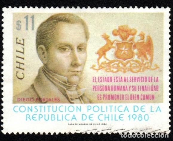 Stamps: Chile. Diego Portales. 1982. YT-591. Usado