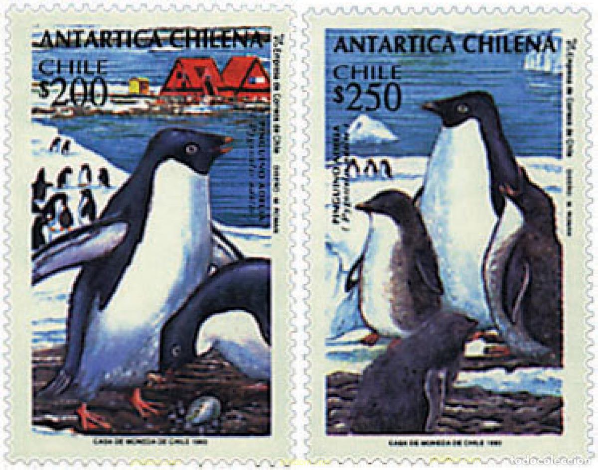 Timbres: 32817 MNH CHILE 1993 FAUNA DE LA ANTARTIDA CHILENA
