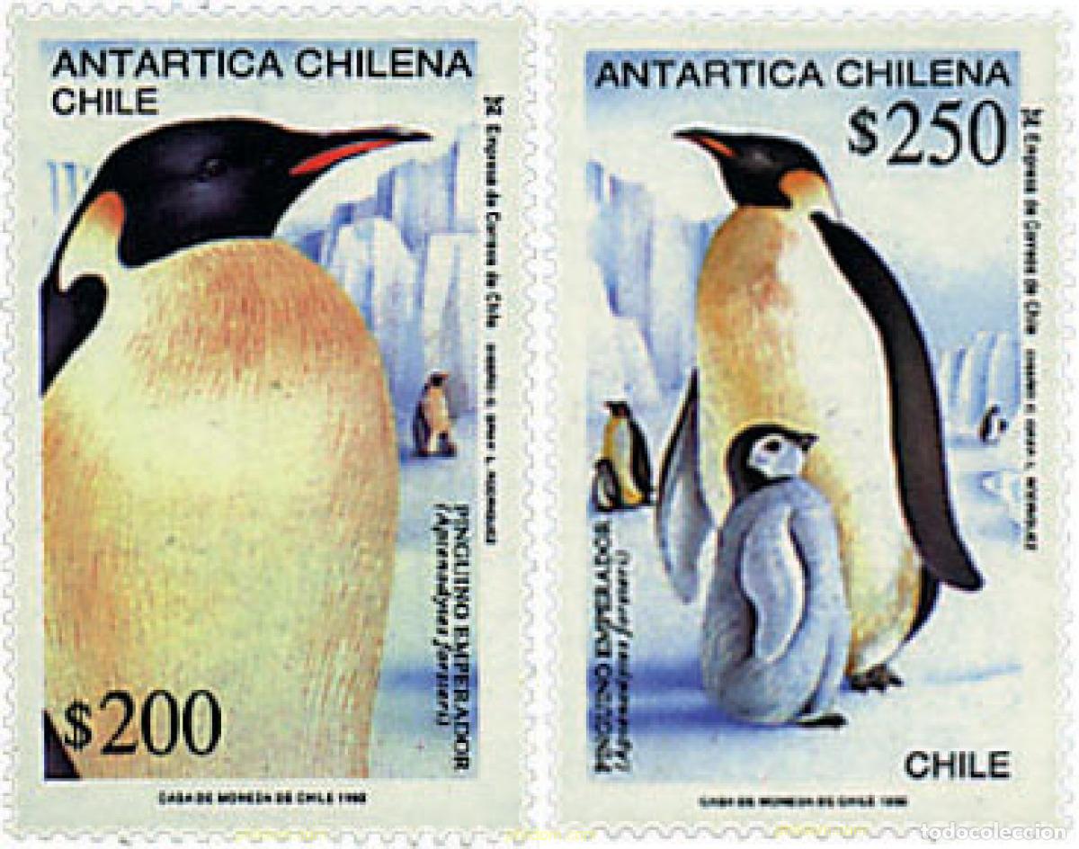 Sellos: 32786 MNH CHILE 1992 FAUNA DE LA ANTARTIDA CHILENA