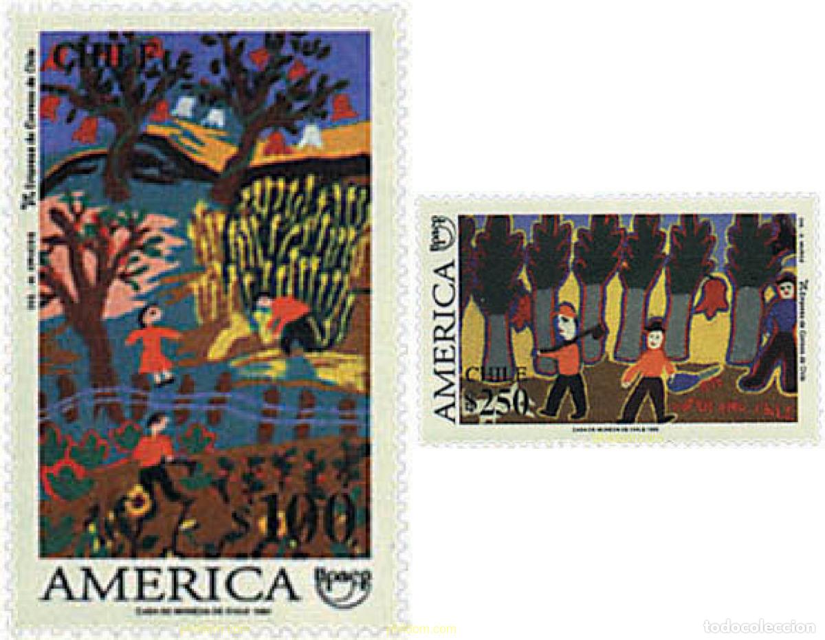 Stamps: 30979 MNH CHILE 1995 AMERICA-UPAEP 1995 - DEFENSA DEL MEDIO AMBIENTE