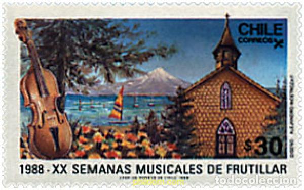 Selos: 49294 MNH CHILE 1988 XX SEMANAS MUSICALES DE FRUTILLAR