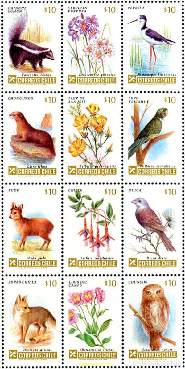 Selos: 6865 MNH CHILE 1985 VIDA SALVAJE