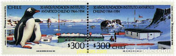 Sellos: 117355 MNH CHILE 1994 30 A&Ntilde;OS DEL INSTITUTO DE LA ANTARTIDA CHILENA