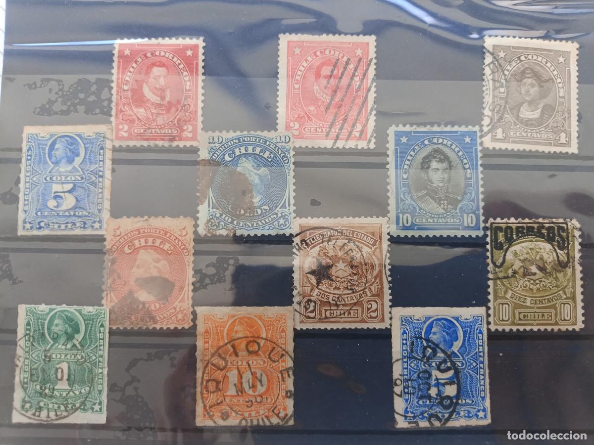 Sellos: Lote de sellos, Chile