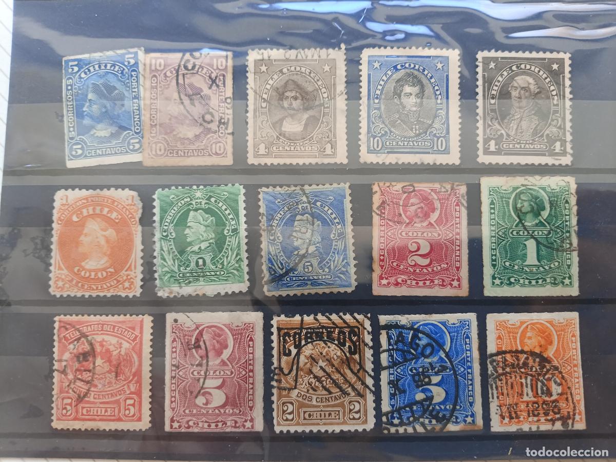 Sellos: Lote de sellos, Chile