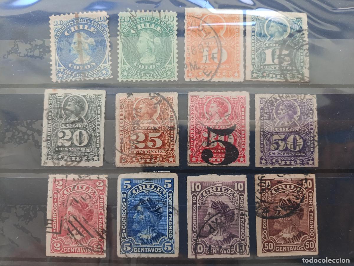 Sellos: Lote de sellos, Chile