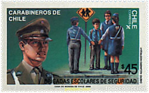 Timbres: 40476 MNH CHILE 1988 BRIGADAS ESCOLARES DE SEGURIDAD