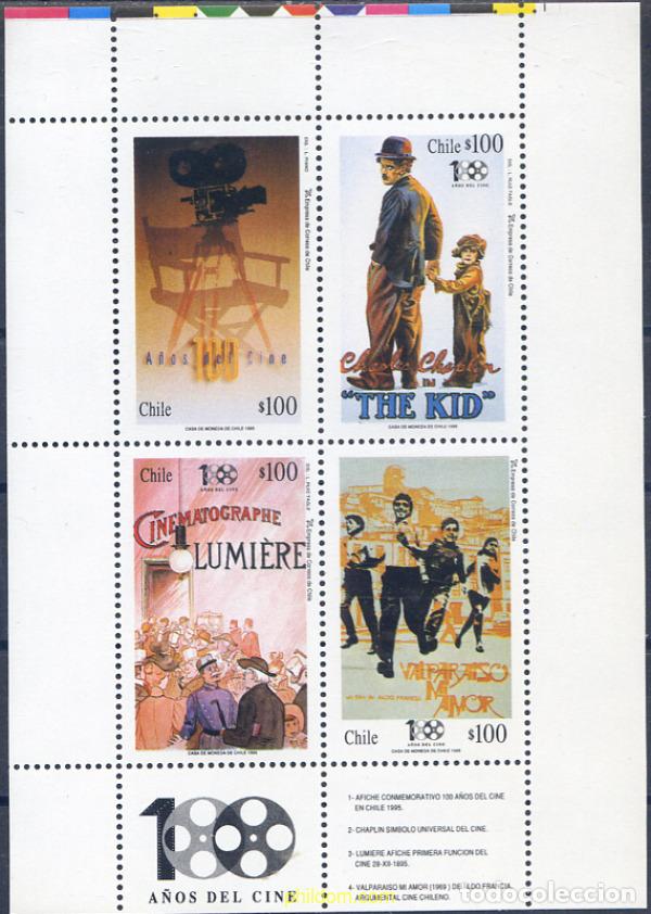 Timbres: 11077 MNH CHILE 1995 100 ANIVERSARIO DEL CINE