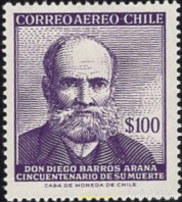 Sellos: 791253 MNH CHILE 1959 ESCRITOR