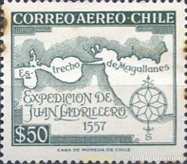 Sellos: 791252 MNH CHILE 1959 4 CENTENARIO DE LA EXPEDICI&Oacute;N JUAN LADRILLERO