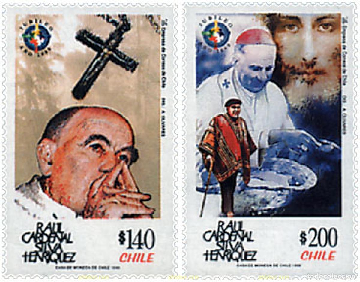 Selos: 51387 MNH CHILE 1999 HOMENAJE AL CARDENAL RAUL SILVA HENRIQUEZ