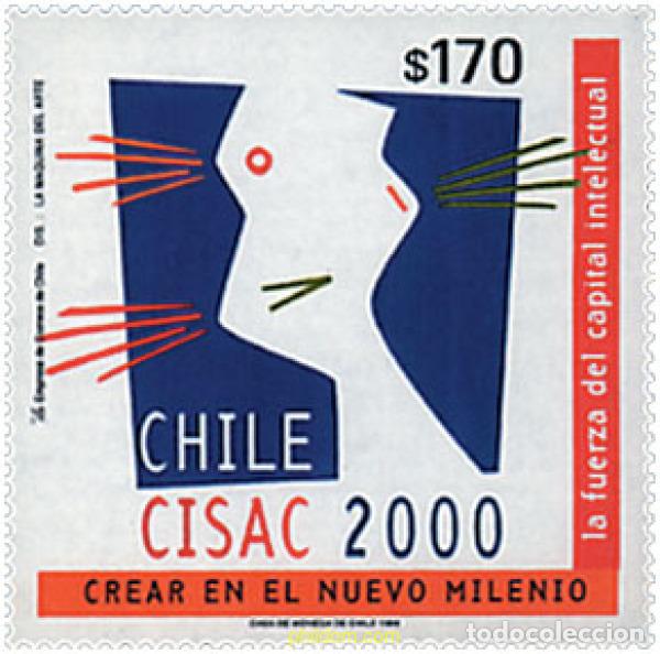 Francobolli: 51389 MNH CHILE 1999 42 CONGRESO MUNDIAL DE AUTORES CISAC 2000