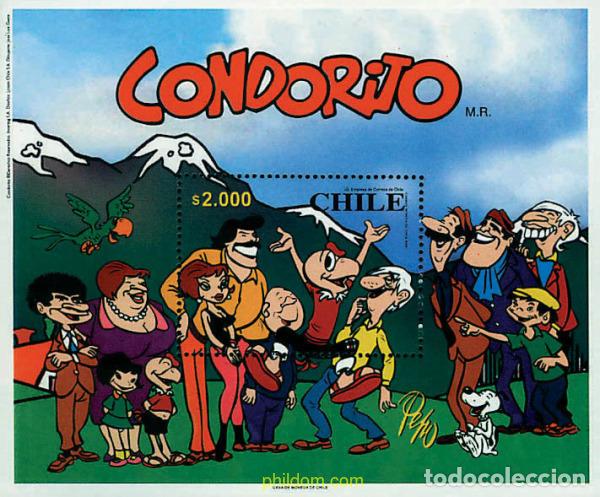 Francobolli: 82339 MNH CHILE 2000 CONDORITO, PERSONAJE DE DIBUJOS ANIMADOS