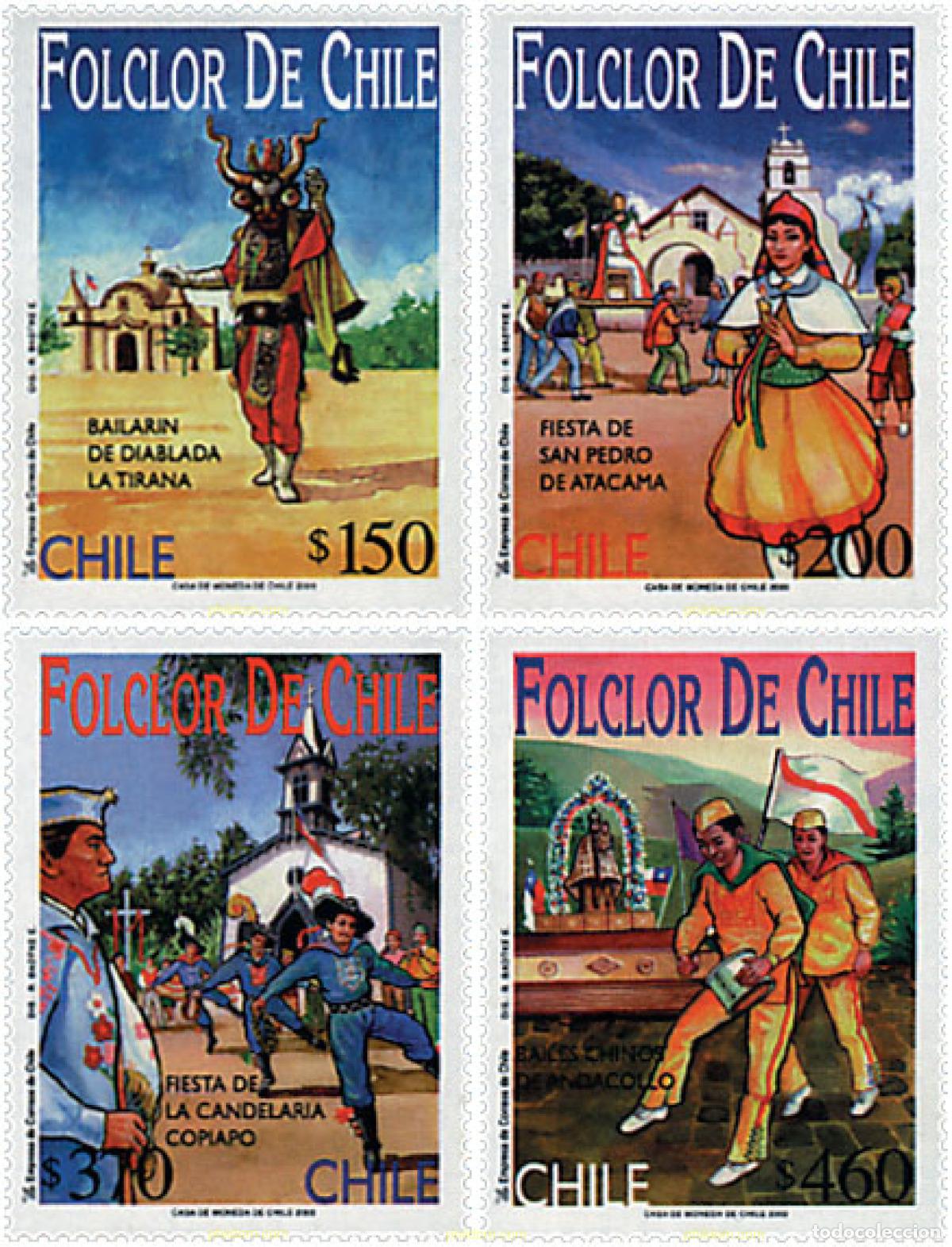 Sellos: 82341 MNH CHILE 2000 FOLCLORE