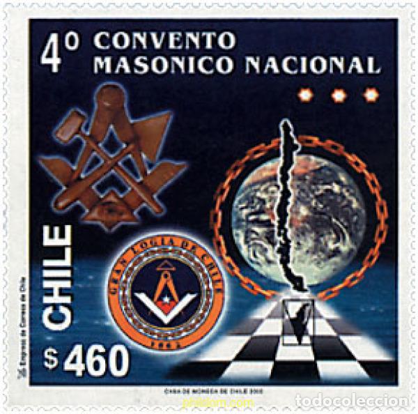 Selos: 82346 MNH CHILE 2000 4 CONVENCION MASONICO NACIONAL