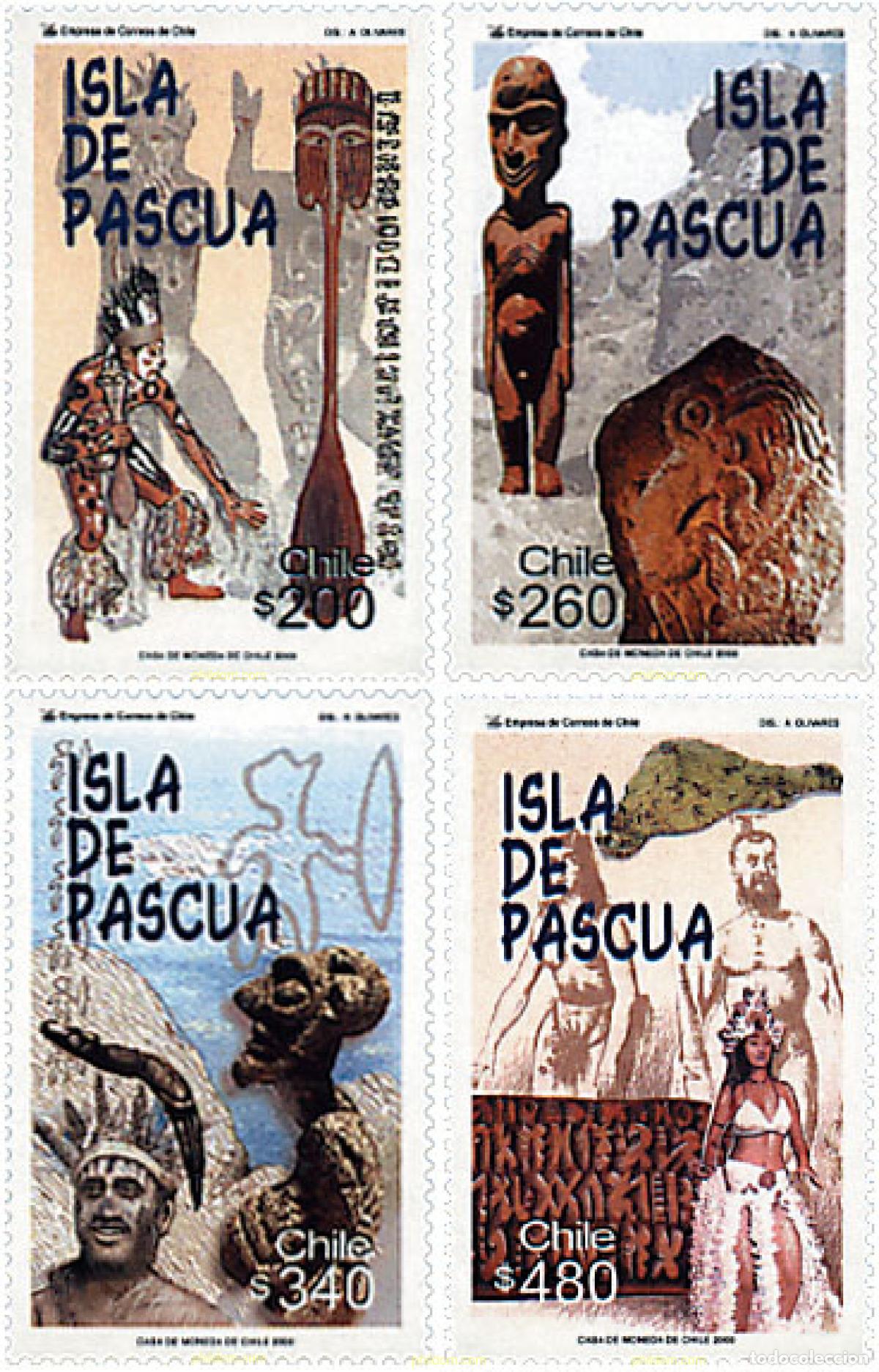 Selos: 82344 MNH CHILE 2000 ISLA DE PASCUA