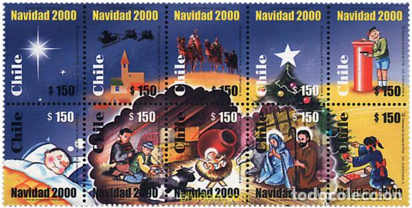 Briefmarken: 5663 MNH CHILE 2000 NAVIDAD