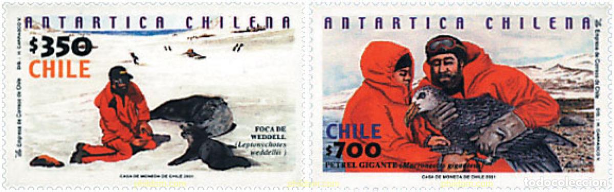 Sellos: 80833 MNH CHILE 2001 ANTARTICA CHILENA