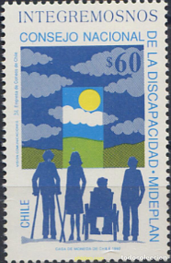 Sellos: 303505 MNH CHILE 1992 CENSO NACIONAL - DIA DE LOS DECAPATIZADOS