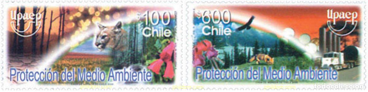 Sellos: 148484 MNH CHILE 2004 AMERICA-UPAEP 2004 - PROTECCION DEL MEDIO AMBIENTE