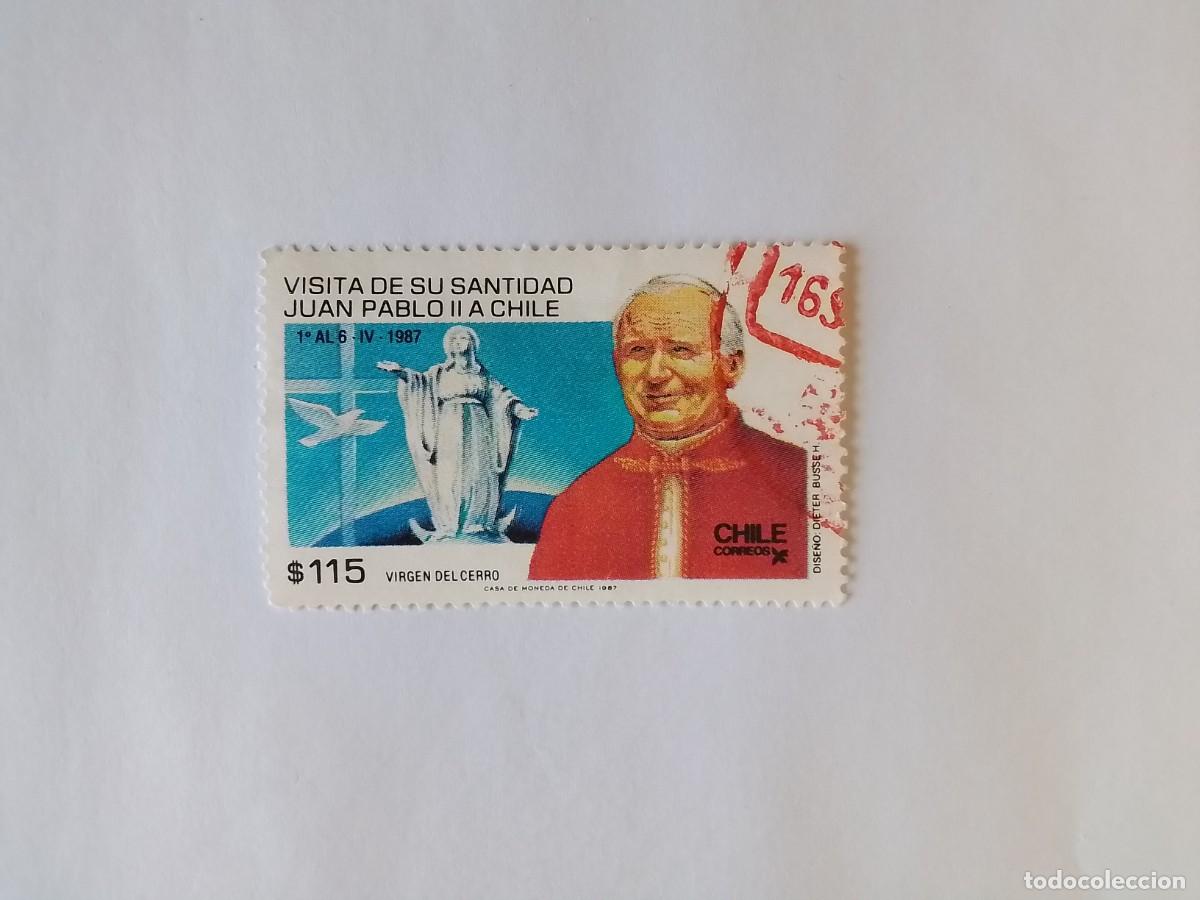 Sellos: A&Ntilde;O 1987 CHILE SELLO USADO