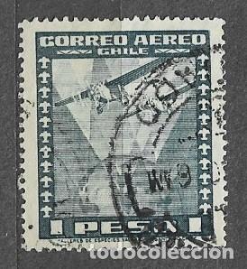 Sellos: Sello de Chile 1934/52 - Correo a&eacute;reo - Motivos locales - 2000-1
