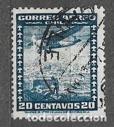 Sellos: Sello de Chile 1934/52 - Correo a&eacute;reo - Motivos locales - 2000-1