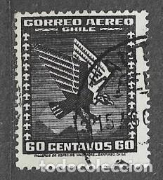 Sellos: Sello de Chile 1934/52 - Correo a&eacute;reo - Motivos locales - 2000-1