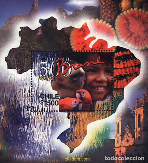Sellos: 82347 MNH CHILE 2000 500 ANIVERSARIO DEL DESCUBRIMIENTO DEL BRASIL