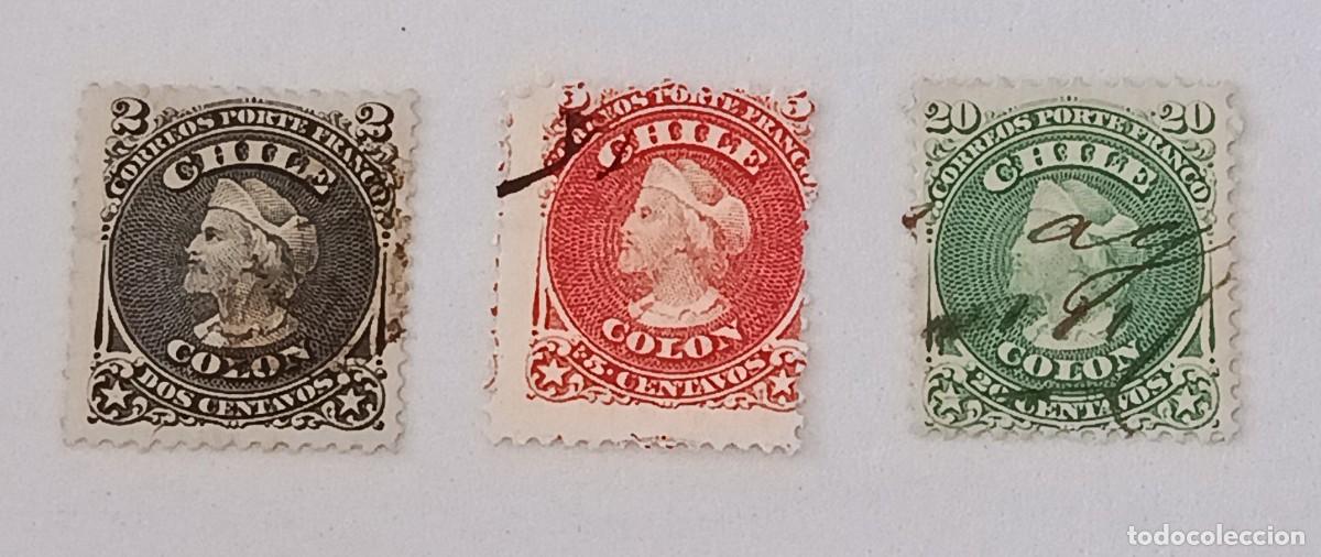 Sellos: Sellos Chile 1867 Crist&oacute;bal Col&oacute;n.