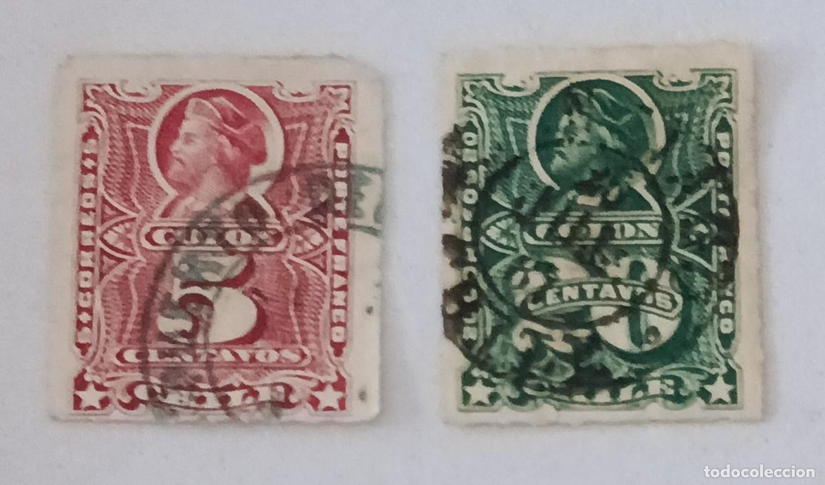 Sellos: Sellos Chile 1877 Crist&oacute;bal Col&oacute;n.