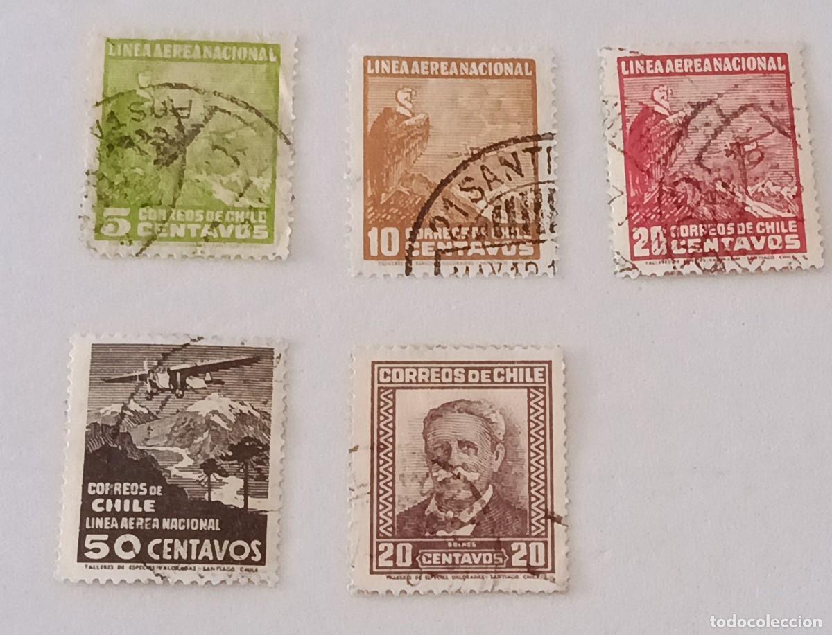 Sellos: Sellos Chile 1931 Correo a&eacute;reo &rdquo;LINEA AEREA NACIONAL&rdquo;. A&eacute;reos.