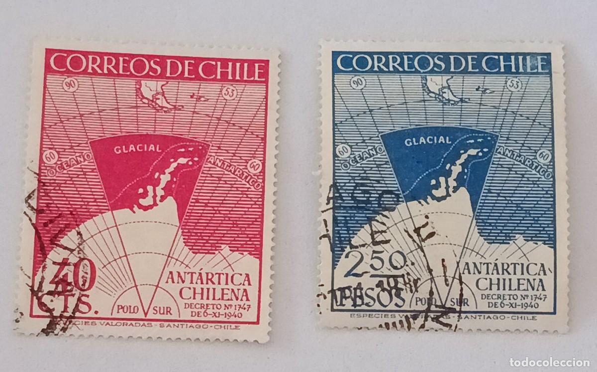 Sellos: Sellos Chile 1947 Ant&aacute;rtida chilena.