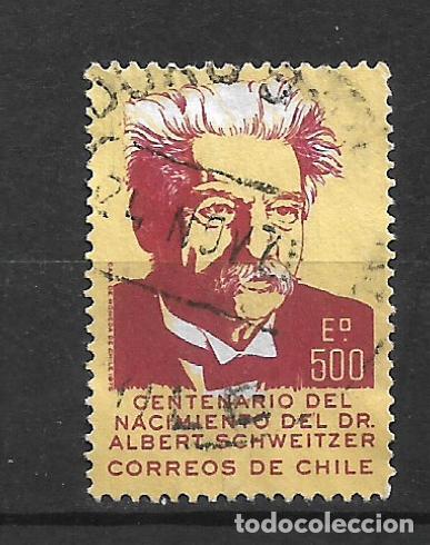 Sellos: chile 1975 # 458 usado albert Schweitzer - 11/33